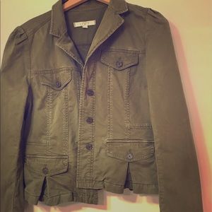 Cotton olive green jacket